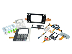 Trwały przełącznik membranowy FPC Niezawodny obwód dotykowy PET / FPC z powierzchnią dotykową